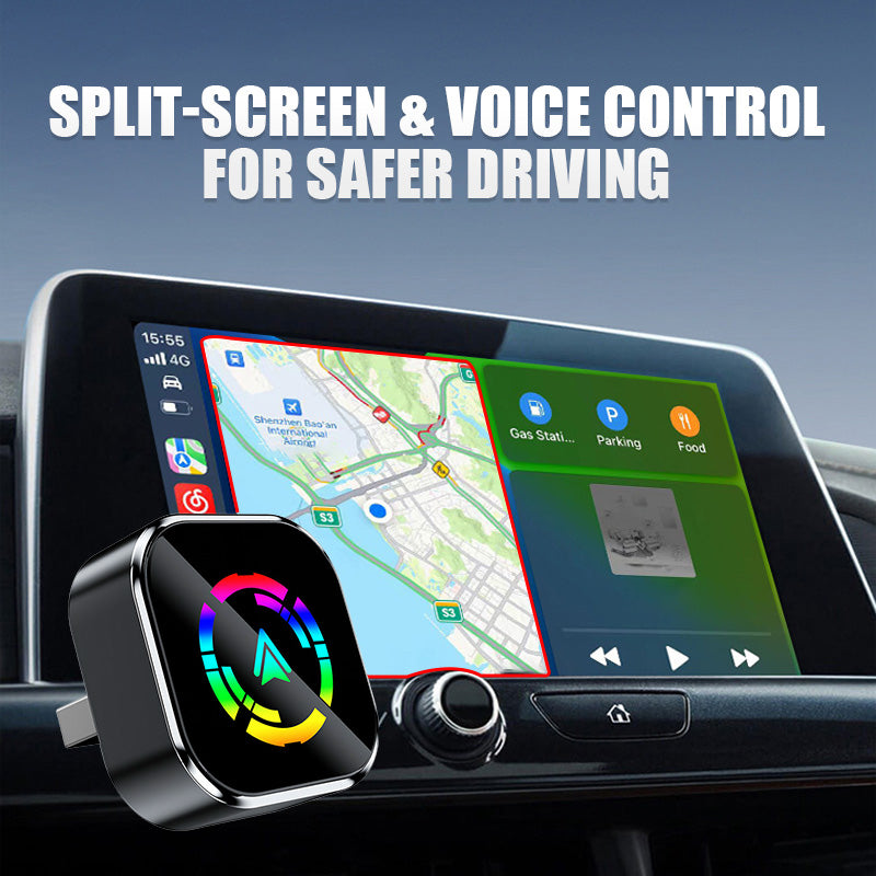 [PROMOTION - Dernières unités] ⚡Adaptateur sans fil 2-en-1 pour iPhone et Android Car