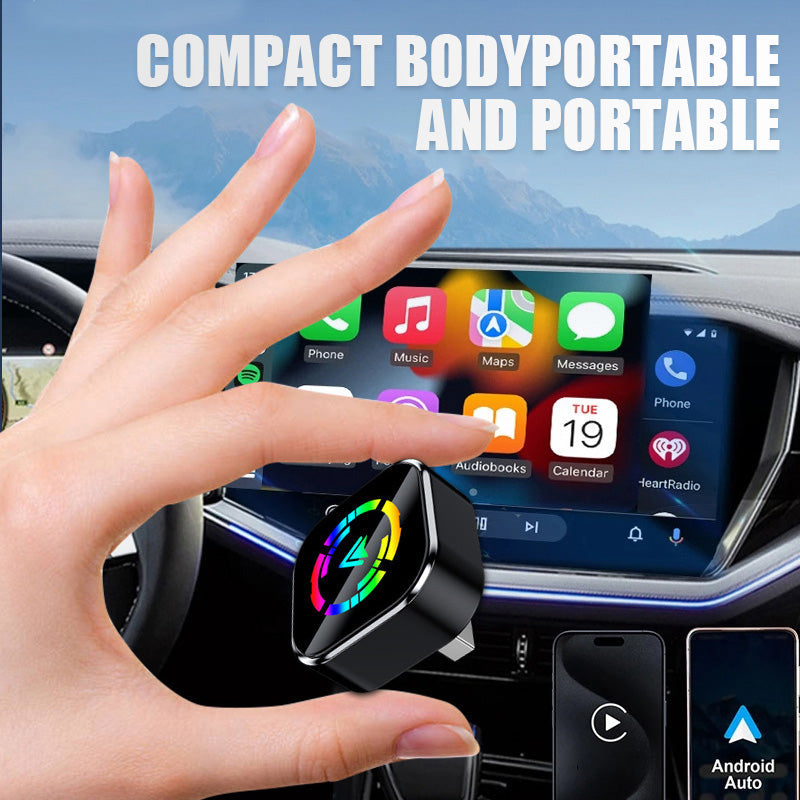 [PROMOTION - Dernières unités] ⚡Adaptateur sans fil 2-en-1 pour iPhone et Android Car