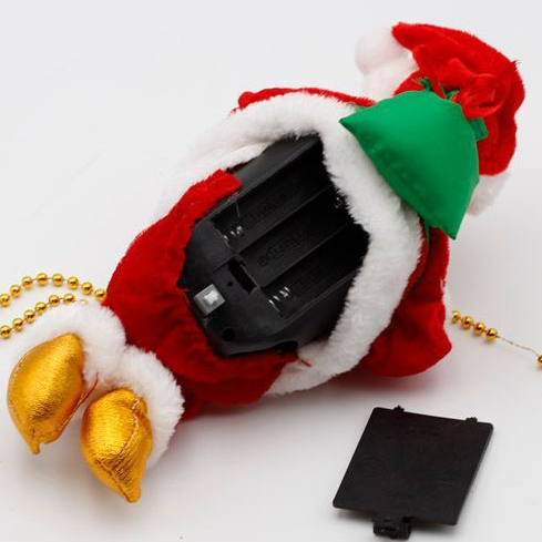 ( 🎉Promotion de Noël anticipée -50 %🎄 ) Père Noël musical grimpant à la corde