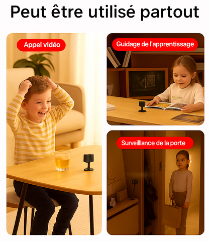 SafeCam Pro | Sécurité Totale – Même Sans Internet ni Électricité