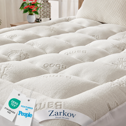 Surmatelas en fibre de bambou viscose