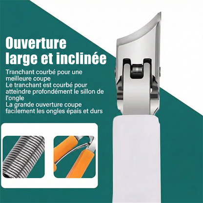 Set de 3 Coupe-Ongles Professionnels – Lame en Forme de Bec d’Aigle