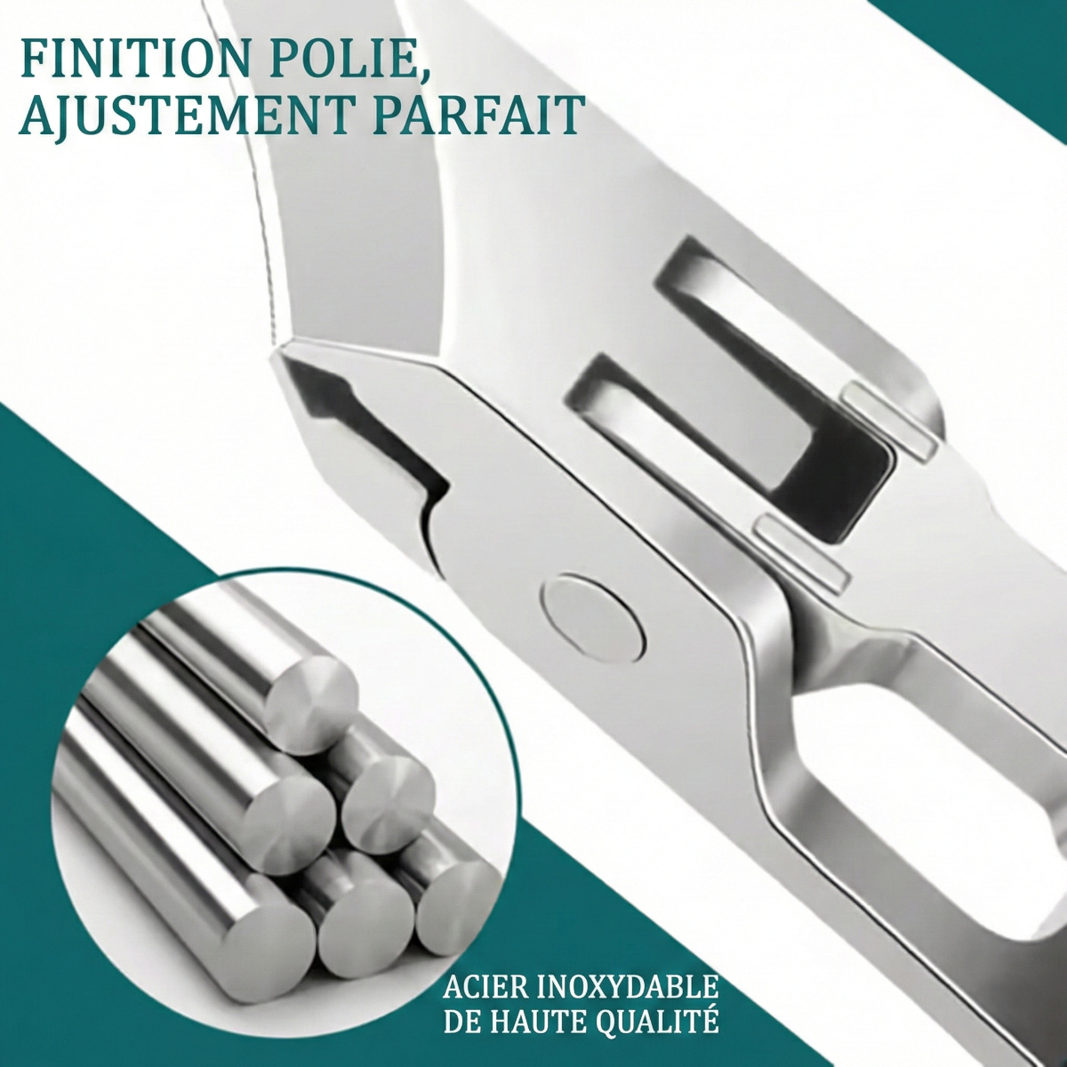 Set de 3 Coupe-Ongles Professionnels – Lame en Forme de Bec d’Aigle