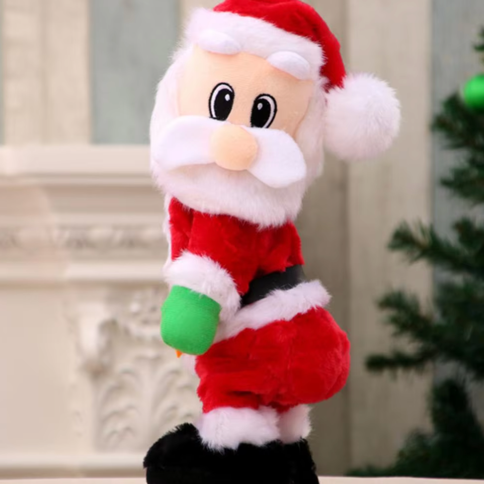( 🎉Promotion de Noël anticipée -50 %🎄 ) Père Noël musical grimpant à la corde