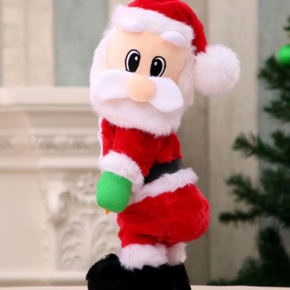 ( 🎉Promotion de Noël anticipée -50 %🎄 ) Père Noël musical grimpant à la corde