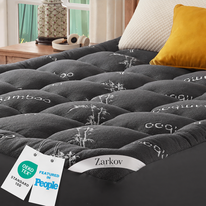 Surmatelas en fibre de bambou viscose